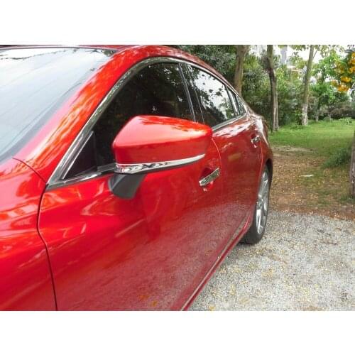 Car rear view mirror cover,auto rear mirror trim for Mazda 6 2014 2015,ABS chrome,2pc/lot