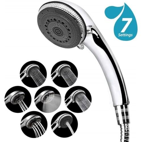 Shower Head-7 Mode Settings Luxury set Spa Adjustable Shower Heads with Handheld Spray, High Pressure Shower Head for Bath Room