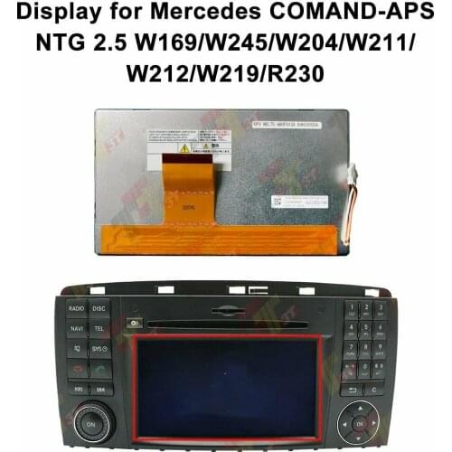 DISPLAY For Mercedes Benz NTG2.5 W164 ML350 ML550 ML63 W463 W251 W211 W212 NAVIGATION RADIO MONITOR GLASS LCD