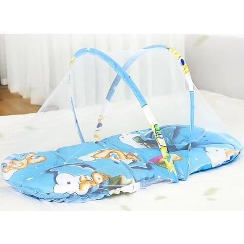 Baby Crib Netting Portable Foldable Baby Bed Mosquito Net Polyester Newborn Sleep Bed Travel Bed Netting Play Tent Children