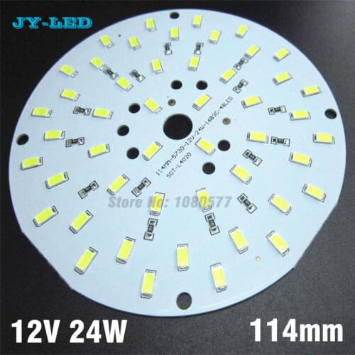 5pcs/lot DC 12V 24W led pcb, Needn't Driver SMD5730 High Lumen Aluminum Lamp Plate, Free Shipping