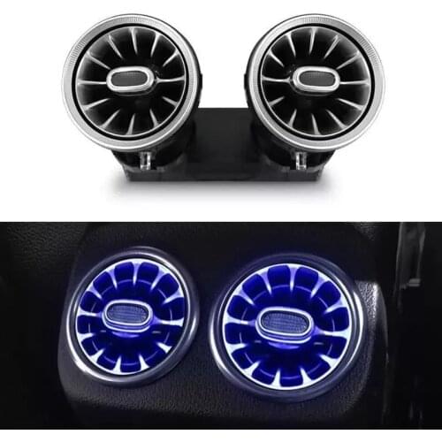 For Rear air conditioning vent LED turbine ambient light For Mercedes Benz C /E/ GLC class w205 w213 x253 LED atmosphere light