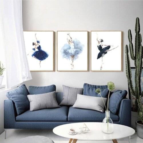 Home decoration painting dance girl posters aesthetic Printing painting modern Large poster Figure posters canvas