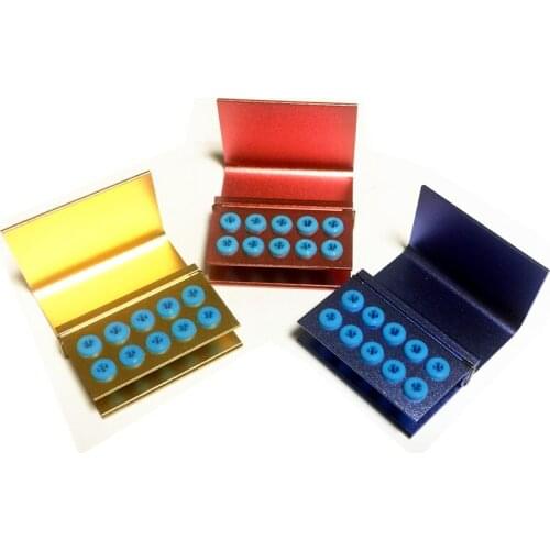 3 Pcs Dental Burs Block Disinfection Autoclave Holder Box 10 Silicon Holes RG FA