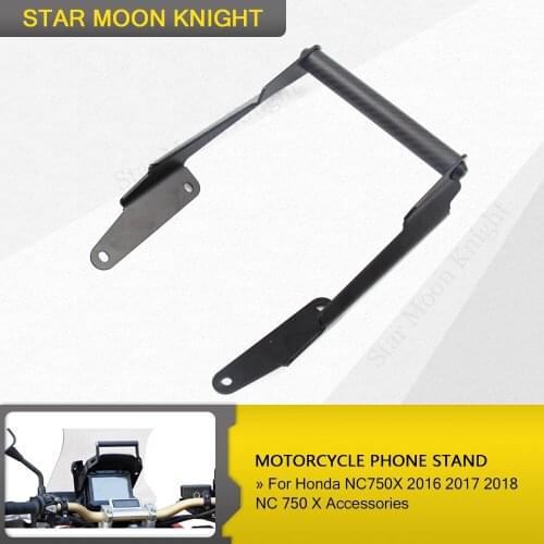 Artudatech NC 750x Motorcycle GPS Phone Stand Bracket Holder Navigation Bar For Honda NC750X 2016 2017 2018 NC 750 X Accessories