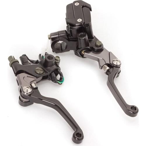 CNC Hydraulic Brake Clutch Lever For dirt pit bike CR CRF XR YZ KX KLX RMZ EXC XC SX XC-W XC-F Master Cylinder Brake Levers