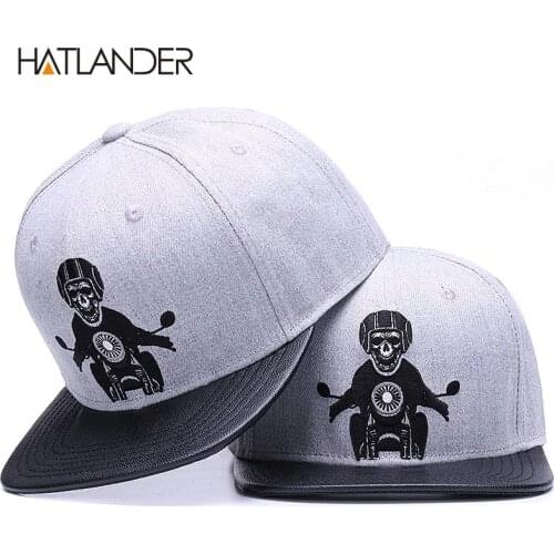 HATLANDER Men's Leather Baseball Caps China