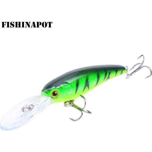 1pcs Minnow Fishing Lures Wobbler Crankbaits 9.5cm 7.2g ABS Artificial Hard Baits For Bass Trolling Pesca Carp Fishing Tackle