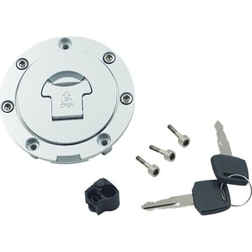 Motorcycle Gas Fuel Tank Cap Cover Lock w Keys