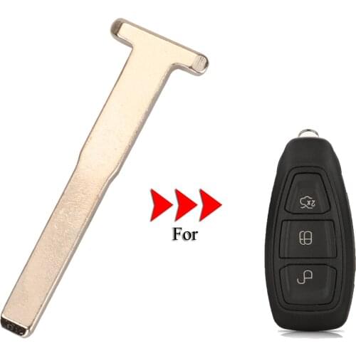 Kutery Remote Smart Car Key Blade For Ford Focus C-Max Mondeo Fiesta B-Max Insert Emergency Uncut Key Blade