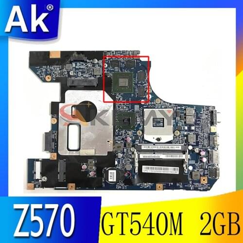 Laptop motherboard For LENOVO Z570 GT540M 2GB HM65 Mainboard 10290-248.4PA01.021 11013767 N12P-GS-A1