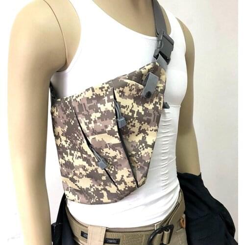 Multifunctional Concealed Tactical Gun Storage Bag Holster Mens Left Right Nylon Shoulder Pistol Gun Bag Hunting Holster