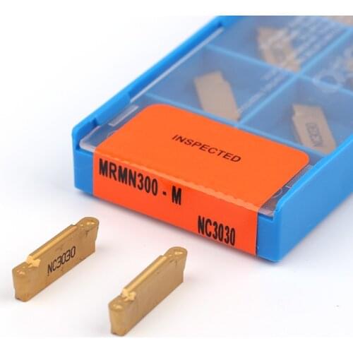 MRMN200 MRMN300 MRMN400 PC9030 NC3020 NC3030 Original Carbide Inserts lathe CNC cutter MRMN Parting and grooving tools FREE SHIP