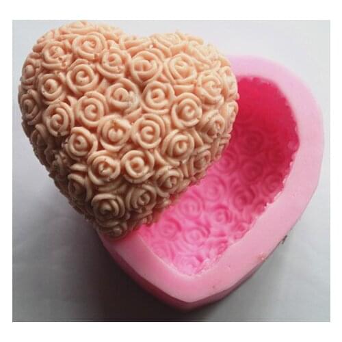 Handmade Soap Silicone Mold Animal Candle Molds Polymer Clay many many roses