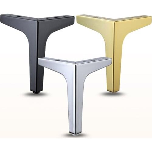 4pcs Coffee Table Legs For Metal Furniture L Shape Sofa Bed Chair Leg Iron Desk Cabinet To Dresser Foot Bathroom Hot selling