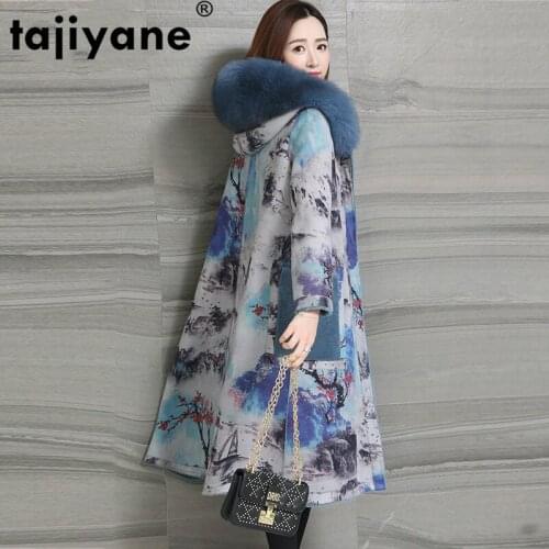 Coat Fur Real Fox Fur Hooded 100% Wool Jacket Korean Autumn Winter Coat Women Clothes 2021 Sheep Shearling Double-side Wear 3677