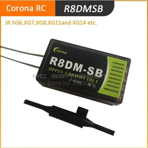 Corona R8DM-SB 2.4G 4CH DMSS Compatible Receiver w/ S.Bus Support JR DMSS XG6 XG7 XG8 XG11