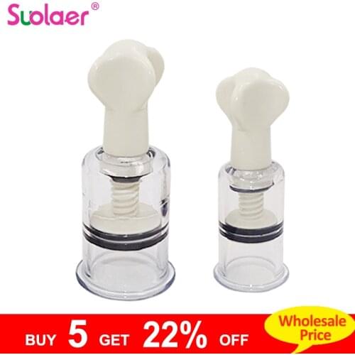 2pcs Female bdsm bondage Nipple Sucker Breast Enlarger Sex Product for Adults Women Clit Suction Vacuum Clamps Pumps Sex Toys