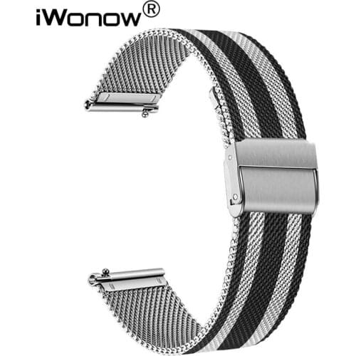 Milanese Watchband for Huawei Watch GT 2e / 2 / Pro / Elite / Honor Magic 2 46mm 42mm Quick Release Band Stainless Steel Strap