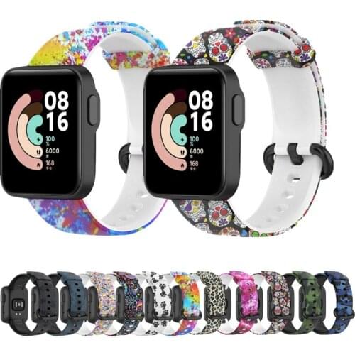 For Xiaomi Mi Watch Lite Strap Replacement Sport Soft Wristband Bracelet Printed Wrist Band Belt For Redmi Watch Strap Correa