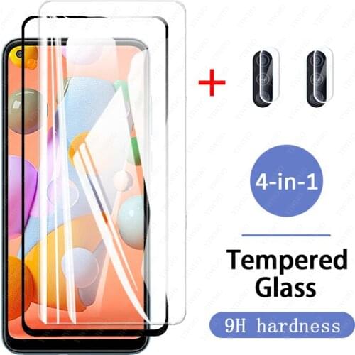 Protective Glass For Samsung Galaxy a11 a 11 SM-A115F/DS SM-A115F 6.4" Screen Protectors Film camera lens Safty Tempered glass