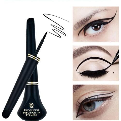 1 Pcs Thick Black Quick-dry Eyeliner Pen Waterproof Sweatproof Long-lasting Non-smudge Eye Belleza Makeup Essential Tools TSLM2
