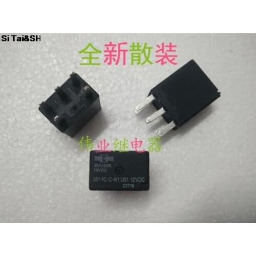 100%Original New 301-1C-C-R1 U01 301-1C-C-R1-U01-12VDC 301-1C-C-R1-12VDC 5PINS 35A/20A/14VDC 12VDC Automotive s