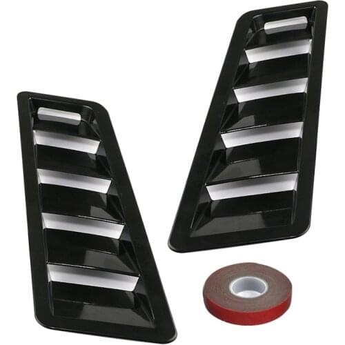 2pcs/Set Car Bonnet Louver Air Vent Hood Panel Trim Decor Fit for Ford Focus RS ST MK2 2004 2005 2006 2007 2008 2009 2010-2015