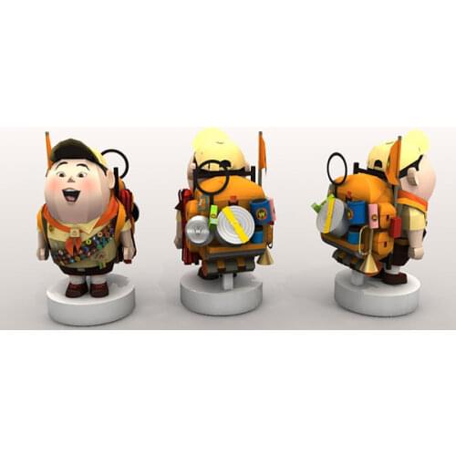 UP Xiaoluo 3D Paper Model DIY Manual Toy