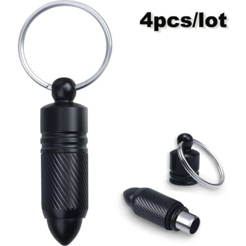 4pcXifei Cigar Punch Cutter With Key Ring Portable Stainless Steel Puncher Sharp Blade Mini Knife Smoking Accessories For Cohiba