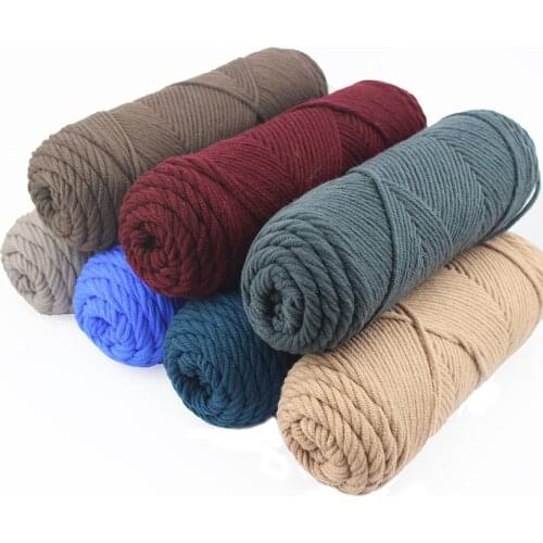 8 Strands of Lover Cotton Yarn Scarf Thread Milk Cotton Swab Needle Thread Thick Wool Thread 76 Colors Stamp Embroidery Thread