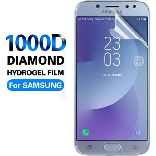 9H HD Hydrogel Film for Samsung Galaxy A3 A7 2016 A5 2017 A6 Plus Full Cover Screen Protector on for Samsung A8 Plus 2018