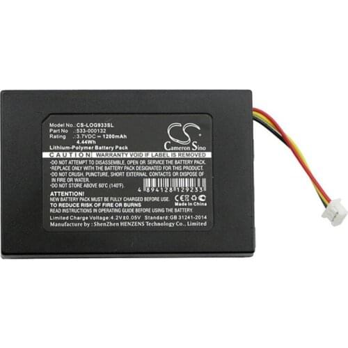 Cameron Sino 533-000132 For Logitech G533 G933 1200mAh CS-LOG933SL Replacement Digital Wireless Headset Battery Batteria Accu
