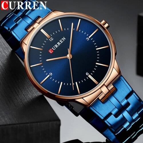 CURREN Men Watch Top Brand Luxury Waterproof Military Army Male Clock Sport Stainless Steel Wristwatch relogio masculino 8321