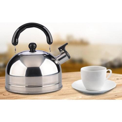 Tea Kettle 2.5L Stainless Steel Teakettles Whistling Teapot Induction Gas