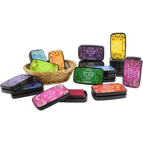 Tsukineko VersaFine CLAIR Ink Pad 24 Colors Stamp Pad Inkpads Japan