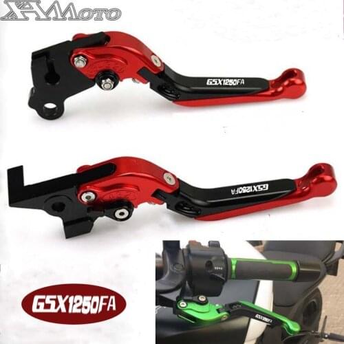 For Suzuki GSX1250 F/SA/ABS GSX 1250 FSAABS 2011 2012 2013-2016 Motorcycle Accessories Folding Extendable Brake Clutch Levers