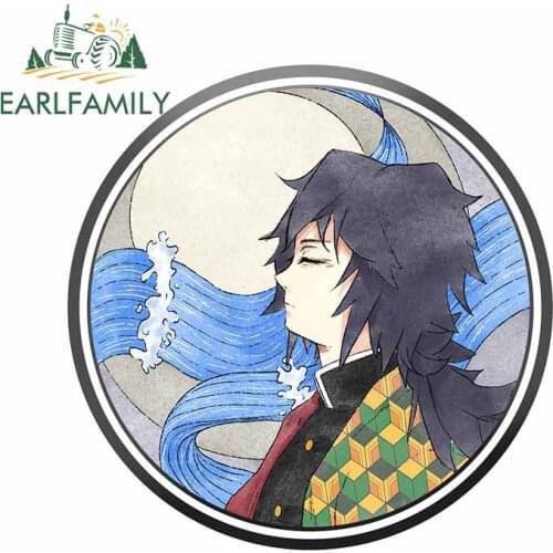 EARLFAMILY 13cm x 13cm For Anime Body For Car Stickers Car Door Protector Decal Bumper Scratch-proof Personality Creative Decor