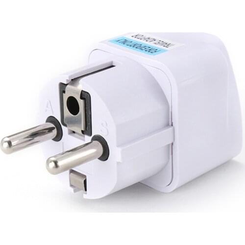 EU Plug EU Power Universal RU ES US Conversion Europe Power Plug Converter Socket Travel Socket Outlet Adapter 250V 10A