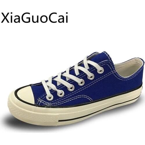 Harajuku Style Hot Sale Unisex Canvas Shoes Breathable College Women Casual Shoes Lace-up Lady Sneakers Fashion Shoes 35-44
