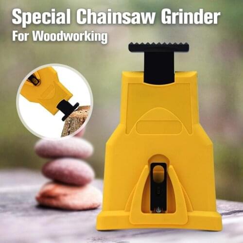 Chainsaw Sharpener Tool for Woodworking Grinding with Teeth & Sharpening Stone Portable Grinder Tool Small Whetstone DropShip