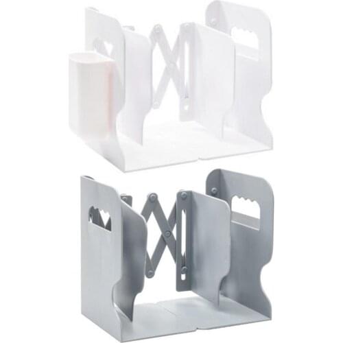 Bookend Retractable Creative ABS Practical Desk Decor Book Holder High Density Not Easy Deform Multi-functional Modern Bookshelf