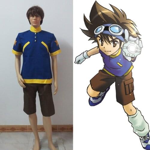Digimon Adventure Yagami Taichi Cosplay Costume