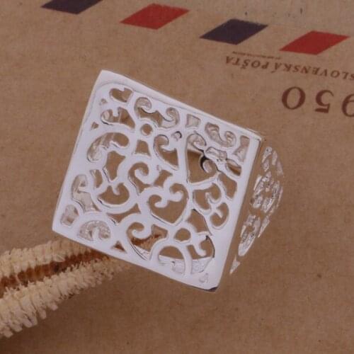 AR333 Hot sterling ring, fashion jewelry, ornamental engraving /apuajhba aqoajhva silver color