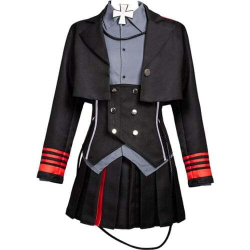 Hot ! Game Azur Lane Ron Uniform Gorgeous Dress Cosplay Costume Outfit H