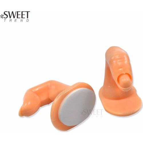 HOT 5pcs Professional Fake Nail Art Model Practice Training Finger Manicure False Nail Tips Display Acrylic UV Gel Manicure Tool