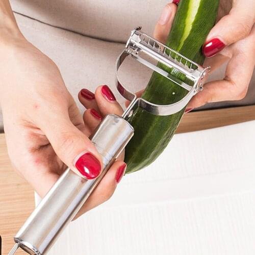 Stainless Steel Multi-function Vegetable Peeler Julienne Cutter Julienne Peeler Potato Carrot Grater Slicer Zester Kitchen Tool