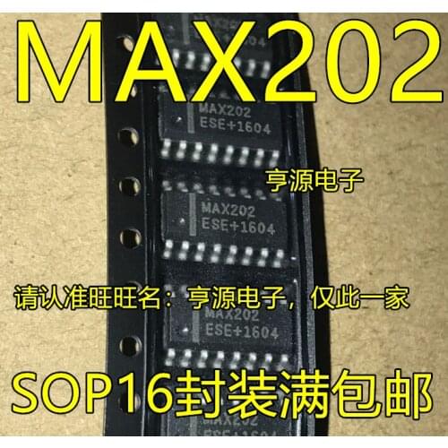 New MAX202 MAX202CSE MAX202ESE RS - 232 transceiver chip patch SOP16