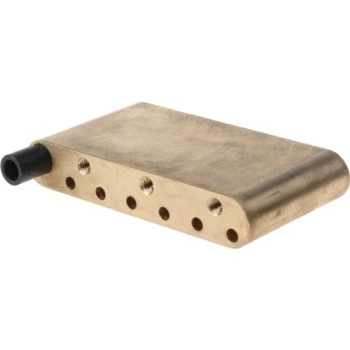 Tremolo Block Base DIY for Brass Electric Guitar Bridge U2JB