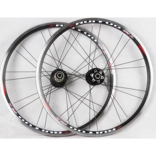 Folding Bike 20inch Wheelset 1-3/8 V Disc Brake Sealed Bearing Ultralight Smooth 451 406 Wheels BXM Alloy Rim 74/130 100/135